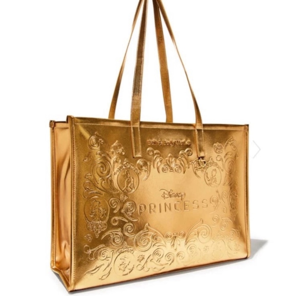 Bath & Body Works Disney Princess Gold Tote Bag
